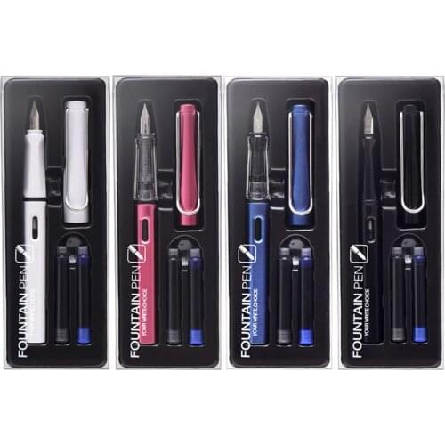 0.38mm Fountain Pen Student Office Stationery Supplies Ink Pens for Writing Student School Supplies