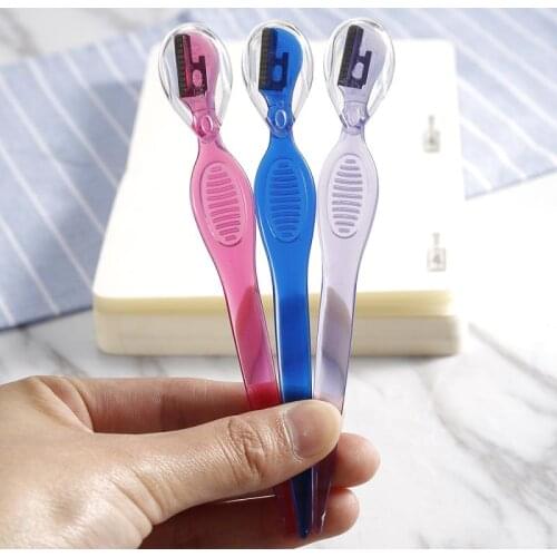 1pc Eyebrow Trimmer Eyebrow Razor Shaver Blade Eye Brow Shaper Face Razor Facial Hair Remover for Women Beauty Makeup Tools