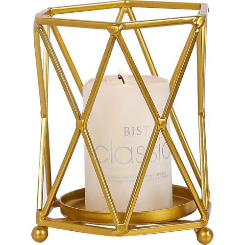 Antique Retro Gold Candlesticks Large Tall Bronze Wedding Candelabra Vintage Metal Romantic Dinner Bougeoir Candle Holders 30261