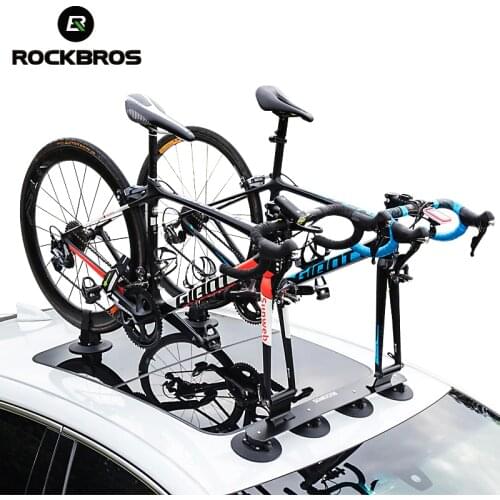 ROCKBROS Bike Roof Rack Bike Bicycle Rack Suction Roof-Top Bike Car Racks Carrier MTB Mountain Road Bike Accessory
