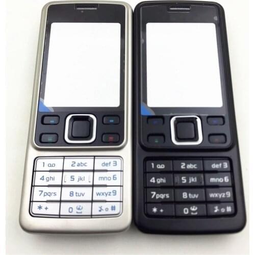 10Pcs/Lot For Nokia 6300 New Full Complete Mobile Phone Housing Cover Case + English Keypad Replacement Parts