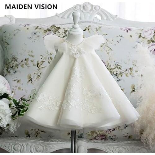 Infant summer Baby Girl Dress 1st Birthday Party Wedding Dress For Girl Palace Princess Lace Dresses Christening gown Clothes