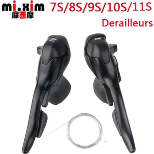 Mi.xim7/8/9/10/11 Speed Road Bike Shifters 21/24/27/30/33 Speed conjoined DIP Mountain Cheap Bike Derailleurs Parts durable