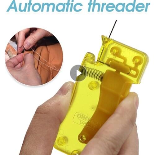 1PC NEW Threader Automatic Sewing Needle Threader Hand Device Stitch Insertion Sewing Tool Accessories DIY Arts Household Tool