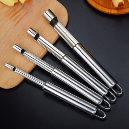 Stainless Steel Apple Corer Fruit Seed Core Remover Pear Apple Corer Seeder Slicer Knife Kitchen Gadgets Fruit Vegetable Tools