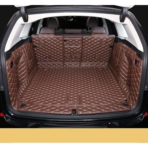 Custom 3D No Odor Waterproof Boot Carpets for 2018-2021 Year BMW X3 Cargo Liner Rugs Full Set+Bottom Car Trunk Mats