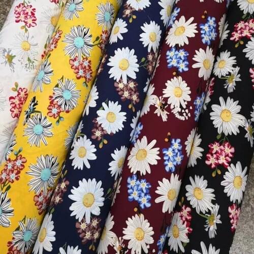 Chiffon Fabric Print Cloth Family Wear Dressing Shirt Trousers DIY Sewing Fabric