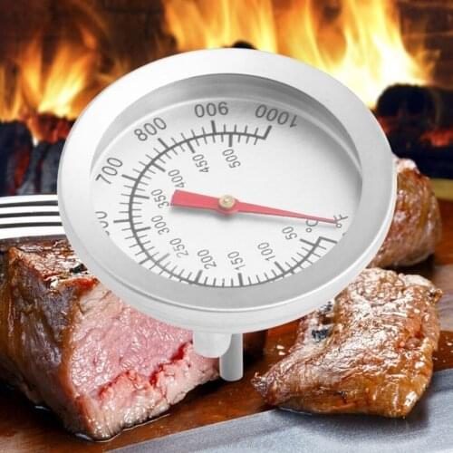 Stainless Steel Barbecue BBQ Smoker Grill 50-500℃ Thermometer Temperature Gauge M30 21 Dropshipping