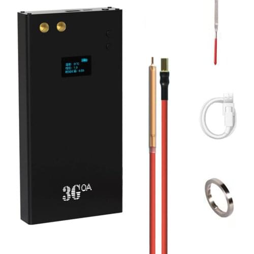 OLED Color Display Intelligent Digital Spot-welding Machine Spot Welder Type-C Recharging Interface 18650/26650/32650 Battery