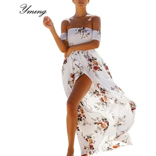 Летние платья с открытыми плечами YMING China At AliExpress