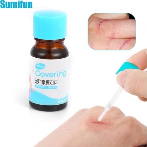 10ml Liquid Band-aid Wound Fast Healing Waterproof Invisible Bandage Anti-Infection Dressing Gel Medical Hemostasis Care Plaster