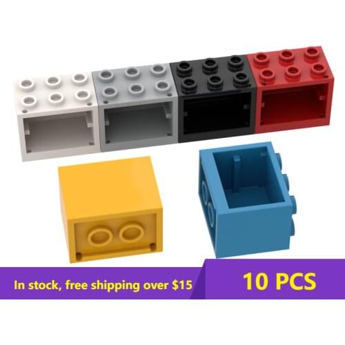 10PCS Bricks 92410 2x3x2 Parts DIYContainer Cupboard Cabinet Technical Parts Compatible Logo Educational Tech Parts Toys