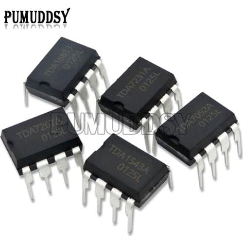 10PCS TDA2822M TDA2822 DIP DIP-8 TDA4605-2 TDA4605 TDA2320A TDA2320 TDA7267A TDA7267 TDA1543A TDA1543 TDA7052A TDA7052 TDA7231A