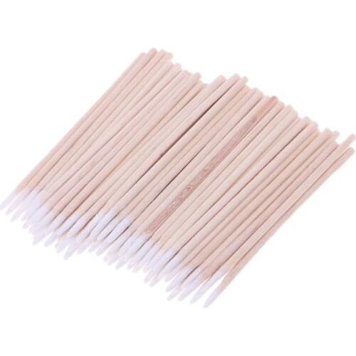 100pcs/pack Cotton Swabs Cleaning Tools For iPhone Samsung Huawei Charging Port Headphone Hole Cleaner Phone Repair Tools G8TB
