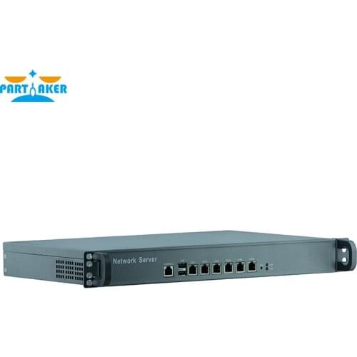 6 Gigabit Ethernet 82583v Network software routing 1U 1037U CPU F5 2G RAM 8G SSD