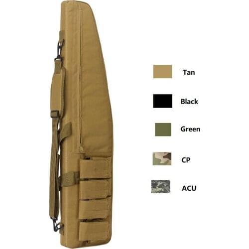 Military Rifle Case 100cm Hunting Rifle Gun Airsoft Air Gun Single Shoulder Bags Case With Cushion Padded Protection Carry Bag