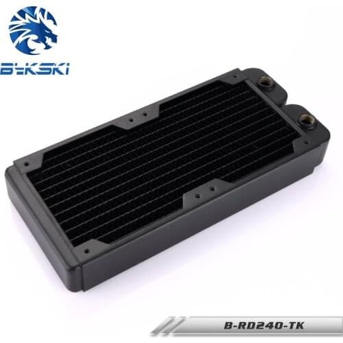 Bykski B-RD240-TK 240mm 2 x 12cm 38mm Double Row Copper Radiator Water Cooling