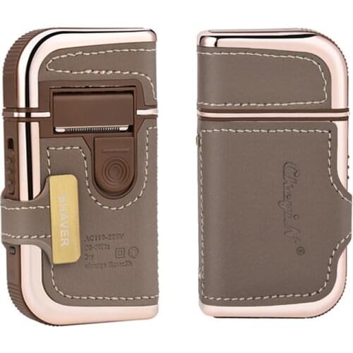 Electric Reciprocating Shaver Beard Trimmer Travel Mustache Shaving Machine Men Face Care Cutting Clipper with Sideburn Cutter