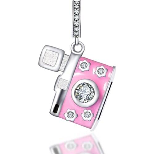 925 Sterling Silver New Charm Enamel Beads Fit Women Charms Silver 925 Original 2020 Bracelet Beads Necklace For Jewelry Making