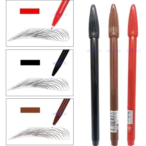 Surgical Skin Marker Pen Scribe Tool Eyebrow Lip Line Positioning Pen Permanent Makeup Tattoo Supplies Accessories Waterproof