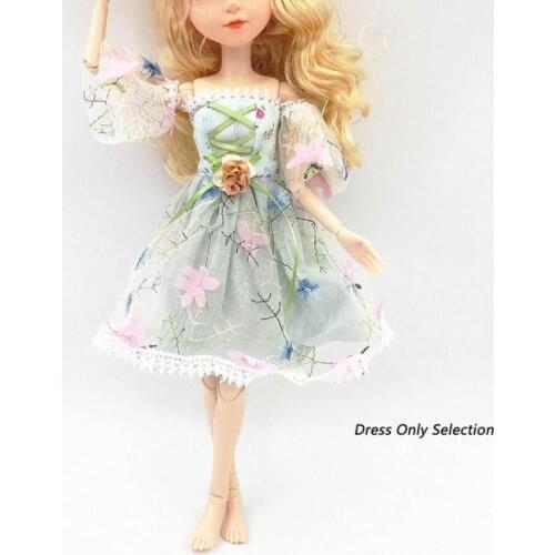 42cm 45cm 48cm Beautiful Dolls Dress for 42 cm Bjd Doll Clothes Kids Toy Accessories Birthday Gift Doll Fashion Design Clothes
