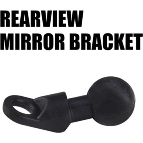Crooked Mouth Rearview Mirror Bracket Aluminum Alloy Mobile Phone Bracket 25mm Ball Head Mobile Phone Holder Connector Parts