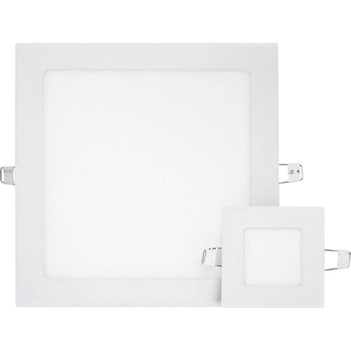 Square Ultra Thin LED Panel Light 3W 6W 9W 12W 15W 18W Driver Included AC85-265V Recessed LED down light for Indoor Lighting