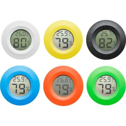 Mini LCD Digital Thermometer Hygrometer Fridge Freezer Tester Temperature Humidity Meter Detector Thermograph Pet Auto Car