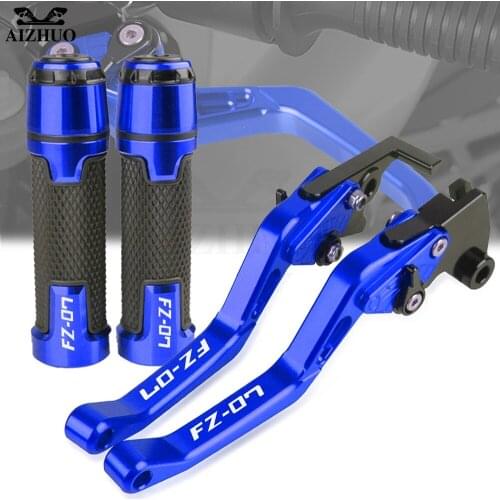 MT 07 CNC Short Brake Clutch Levers FOR YAMAHA MT07 MT-07 FZ-07 2014-2021 2020 Motorcycle Handlebar Handle Bar Grips FZ07 Logo