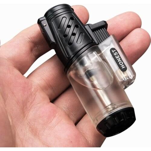 Inflatable Windproof Lighter Creative Mens Cigarette Lighter High Firepower Point Cigar Briquets Et Accessoires Fumeurs Gadgets