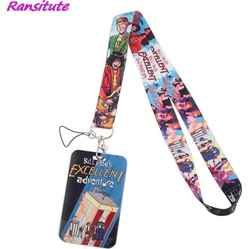 Ransitute R1543 TV Show Mysterious Doctor Creative Card Holder ID Holder Bus Card Holder Staff Card With Lanyard