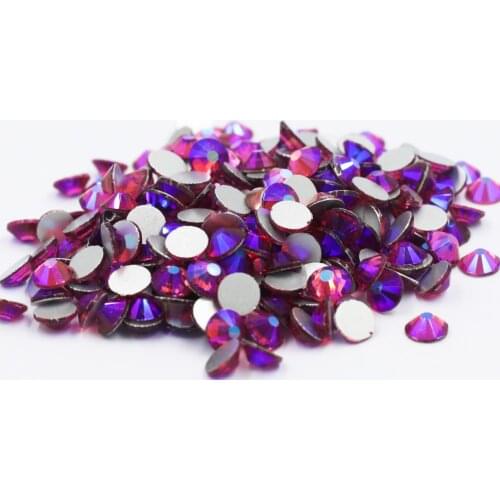 Rose AB SS3~SS30 Non Hotfix Rhinestone стразы Flatback Glass Stone Nail Rhinestones Diamond For DIY Nail Decorations