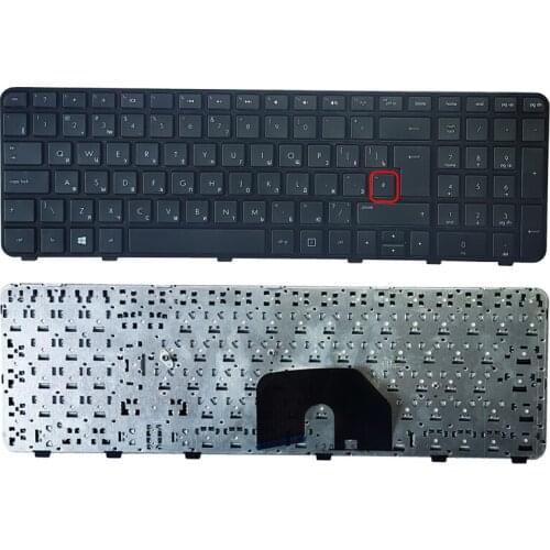 Russian New FOR HP DV6 DV6-6000 6101TX 6151TX Pavilion DV6-6200 DV6-6b00 dv6-6c00 RU black laptop keyboard With frame