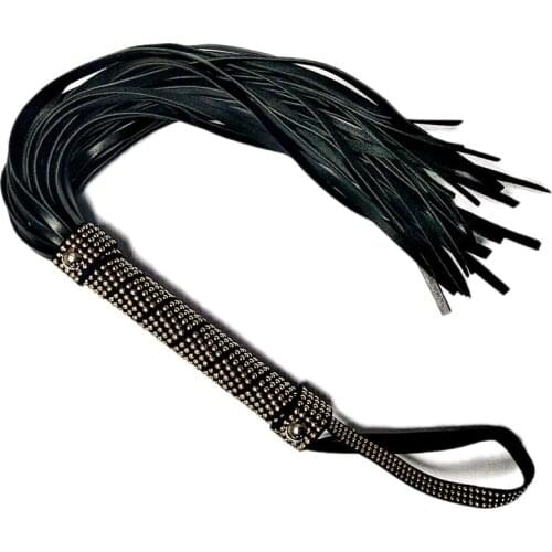 Slut Slave Whip Adult Games BDSM Torture Bondage Sex Toys Flirt Erotic Soft Leather Couple Fetish Stimulates Whips toy Sex Shop