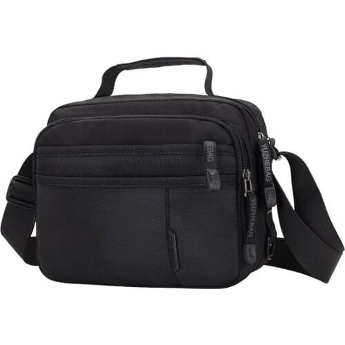 Waterproof Travel Handbag Men Fashion Shoulder Bag Multi-Function Anti Theft Messenger Bag Nylon Outdoor Phone Pouch Mens Bags