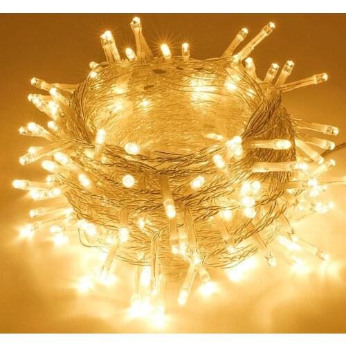LED Garland Fairy String Lights Battery Wedding Birthday Party Christmas Festival Decorations For Home Bedroom