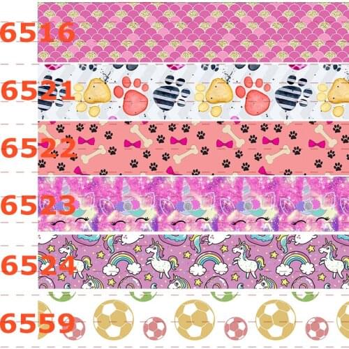 10yards -different sizes - paws and bone cute ribbon printed Grosgrain ribbon