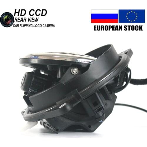 For Volkswagen Badge Logo smart Flip Rear Trunk Handle Camera For VW Golf 5 6 Passat cc B6 B7 Magotan Beetle Dynamic Trajectory