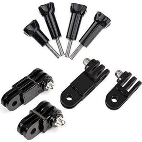 Long & Short Adjust Arm Straight Joints 3 Way Mount For Gpro Hero 8 7 6 5 Session SJCAM Xiaomi yi 4K Eken h9 Go Pro Accessories
