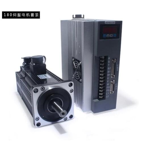 3KW servo motor driver 40A 180ST-M19015 high power servo motor 19N.M 1500 rpm with servo driver