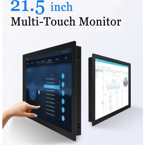 21.5 inch HDMI Capacitive USB Touch Screen with Wall hanging for PC LCD Monitor