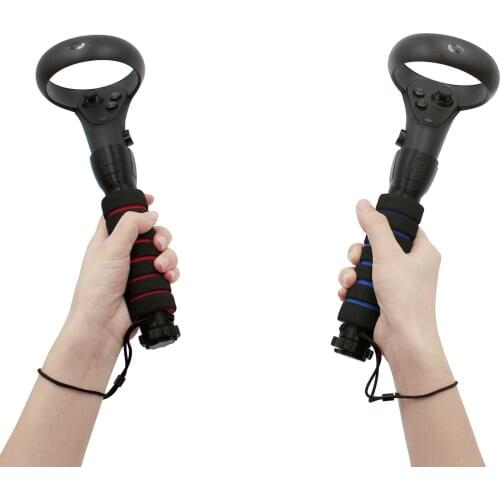 Dual Handles Stand Gamepad for Oculus Quest/Rift S Touch Controllers Playing Beat Saber Game