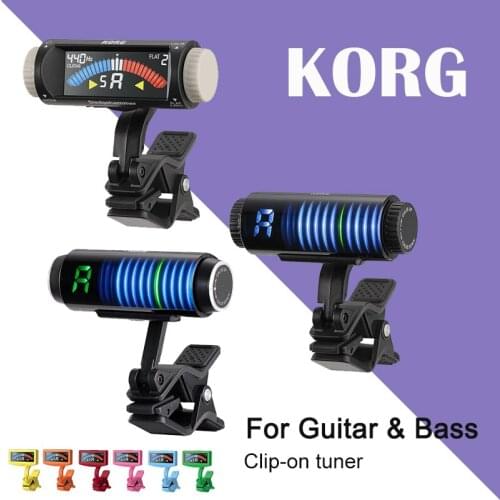 KORG Sledgehammer PithCrow-G PitchHawk-G2 Clip-On Guitar Tuner With Color LCD Tuner for Guitar/Bass/Ukulele