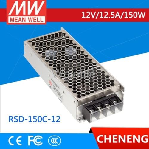 MEAN WELL original RSD-150C-12 12V 12.5A meanwell RSD-150 12V 150W Railway Single Output DC-DC Converter