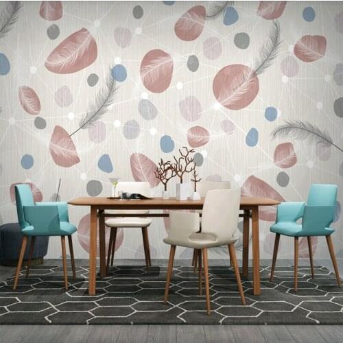 Milofy manufacturers custom modern geometric lines abstract graphics living room bedroom background wallpaper mural