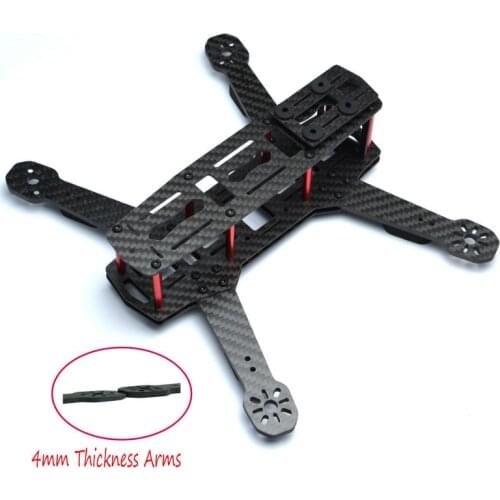 ZMR250 V2 250mm 250 Carbon Fiber Cross Race Quadcoper Frame Kit 4mm Replacement Arm 3M Gyro Mounting Pad For Mini Drone QAV250