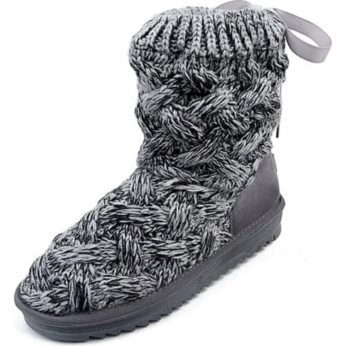 New Women Snow Boots Fashion Design Warm and Comfortable Inside Slip Non-skid Winter Female Boots Women Shoes