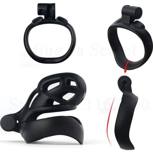 New Upgrade Cobra Male Chastity Device with Arc-Shaped Penis Rings,Cock Cage,Chastity Belt,Penis Sleeve,Sex Toys for Man Gay