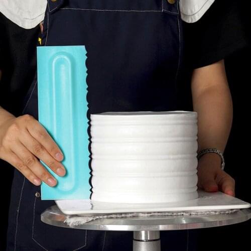 Multistyle Cake Decorating Comb Fondant Cake Scraper Smoother Cream Pastry Icing Comb Fondant Spatulas Baking Pastry Tools