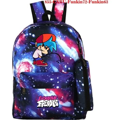 Hot Sale Friday Night Funkin Print Backpack Boys Girls School Backpack Women Men Backpack New Laptop Bags Teens Bookbag Rucksack